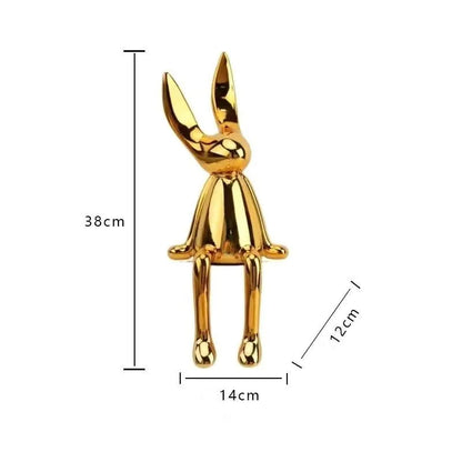 lusailstore - nordic bunny mini statues