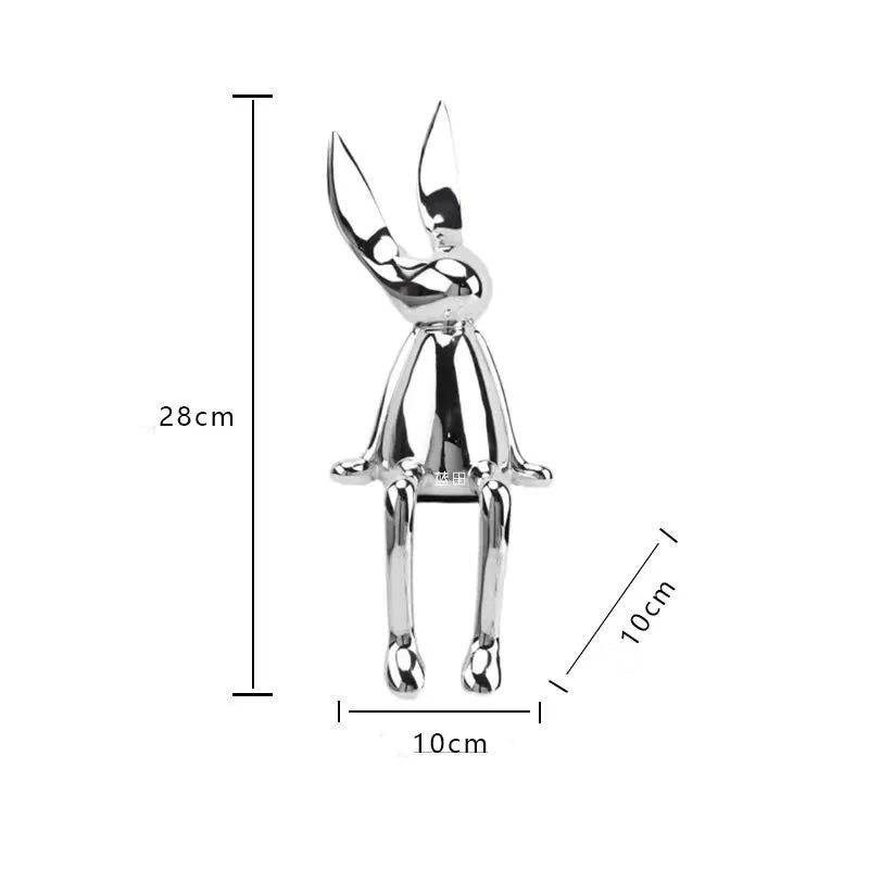 lusailstore - nordic bunny mini statues