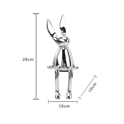 lusailstore - nordic bunny mini statues