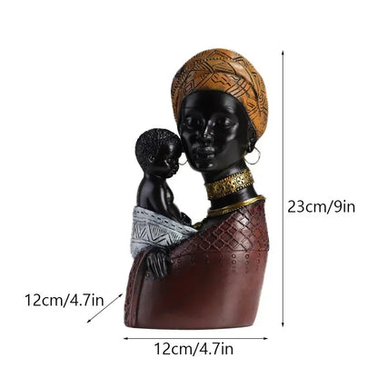 lusailstore - exotic african tribal ornaments statue