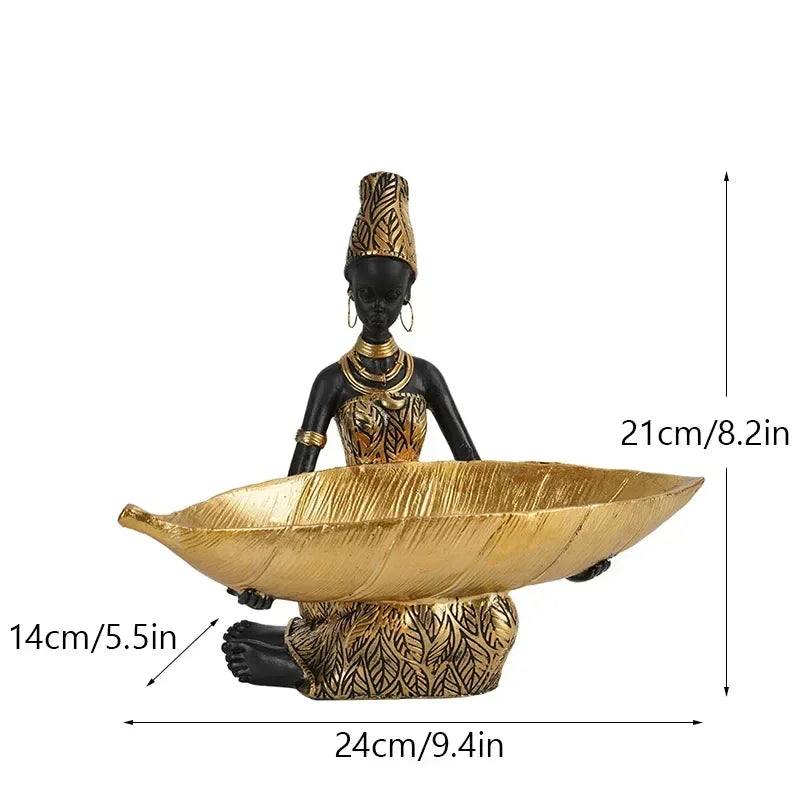 lusailstore - exotic african tribal ornaments statue