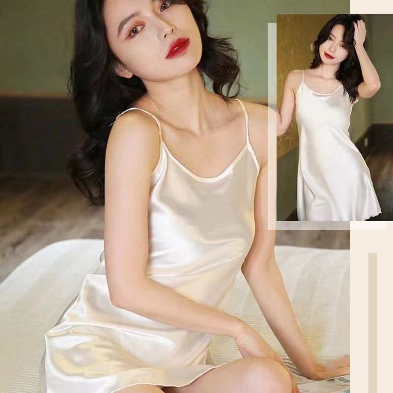 lusailstore-Women’s Super Thin Slip Dress Nightwear