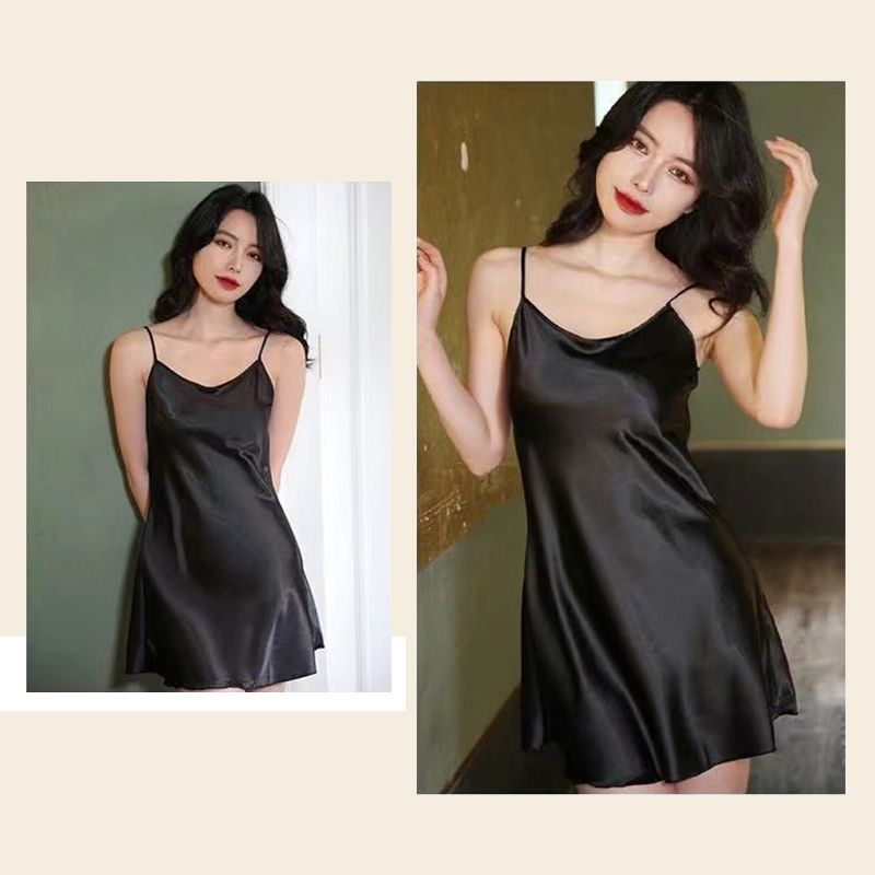 lusailstore-Women’s Super Thin Slip Dress Nightwear