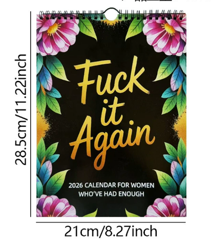 lusailstore  - 2026 Swear Calendar for Tired-Ass Women