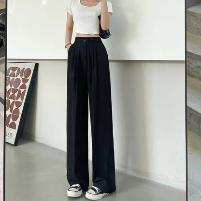 lusailstore - Woman's Casual Full-Length Loose Pants