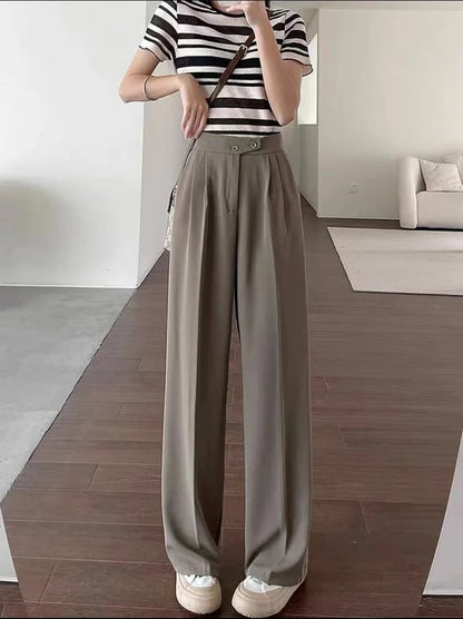 lusailstore - Woman's Casual Full-Length Loose Pants