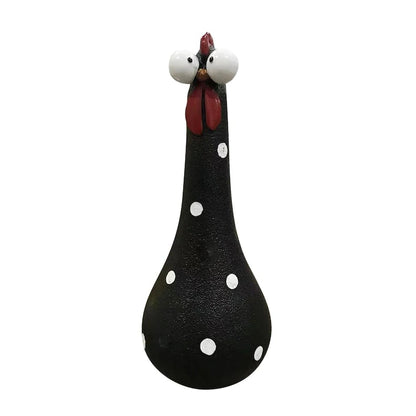 lusailstore - long neck big eye chicken ornaments decor