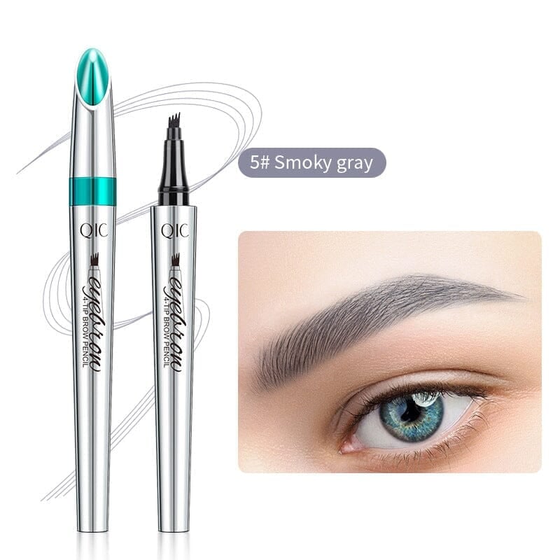 lusailstore - 3D Waterproof 4 Fork Tip Eyebrow Pencil