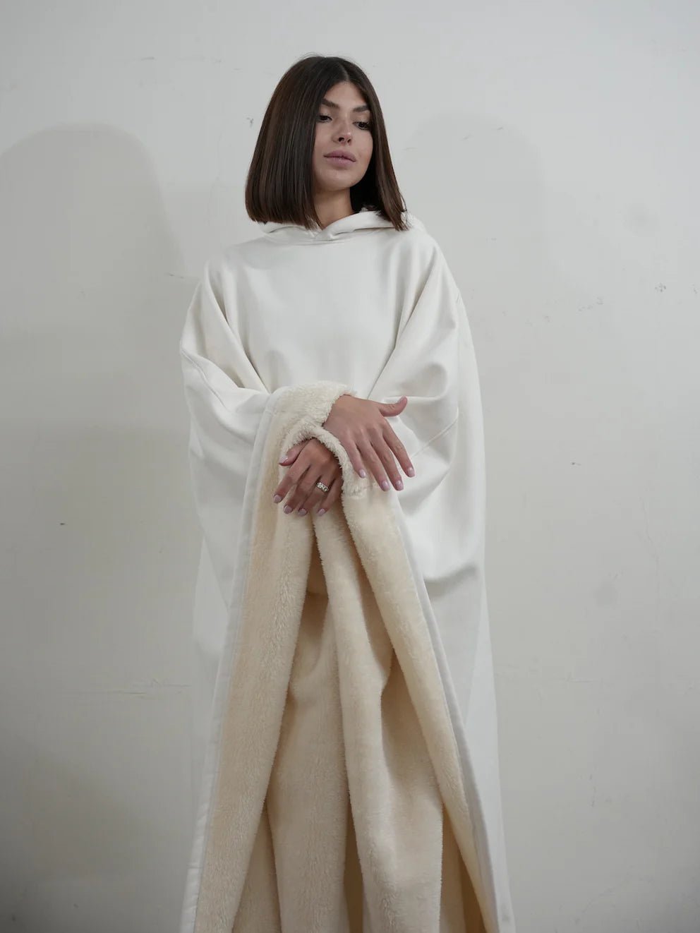 lusailstore - Stylish loose-fitting hooded cape