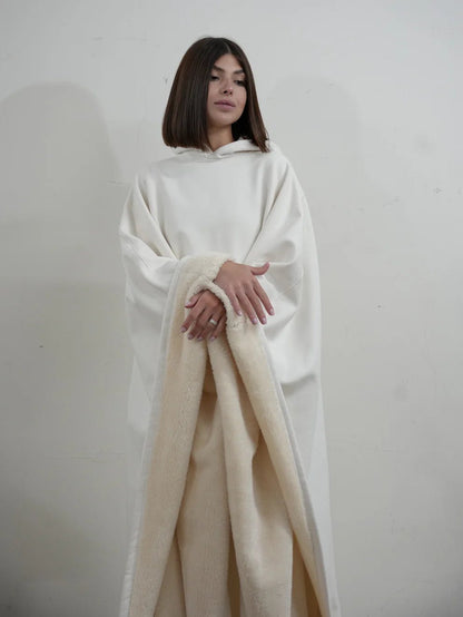 lusailstore - Stylish loose-fitting hooded cape