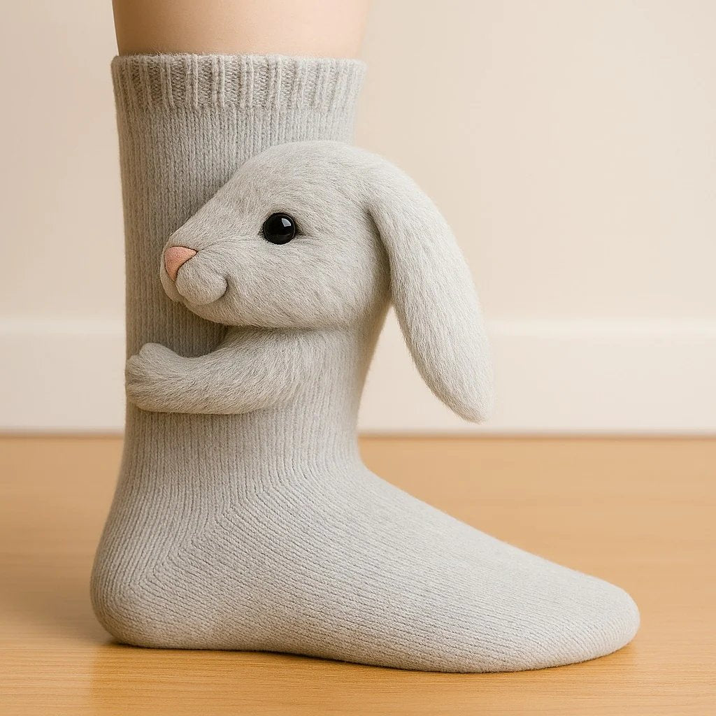 lusailstore - 3D Funny Animal Hug Socks