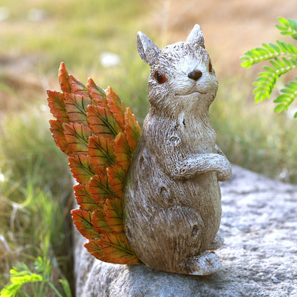 lusailstore - Leaf Animal Sculpture Ornaments