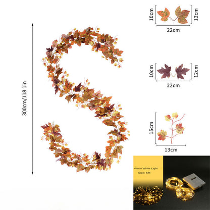 lusailstore - Autumn Leaves LED Garland