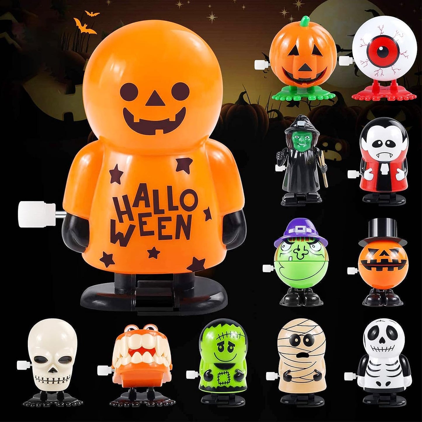 lusailstore - Halloween Pumpkin Ghost Head Toy