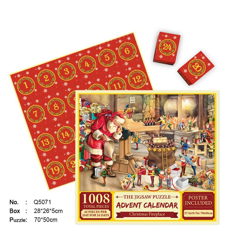 lusailstore-Christmas Advent Calendar Puzzle