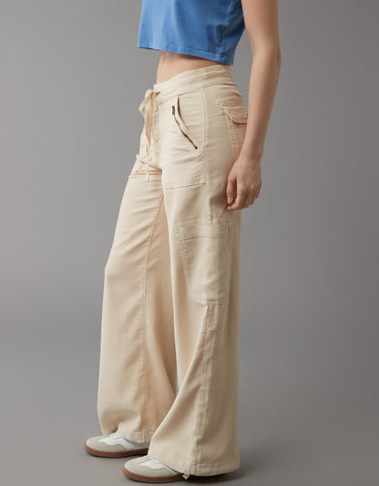 lusailstore - Linen-blend wide-leg overalls