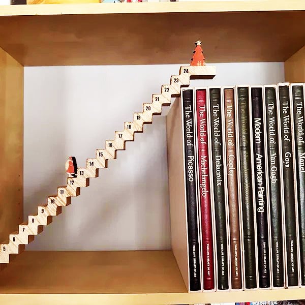 lusailstore - santa stairs countdown calendar advent countdown