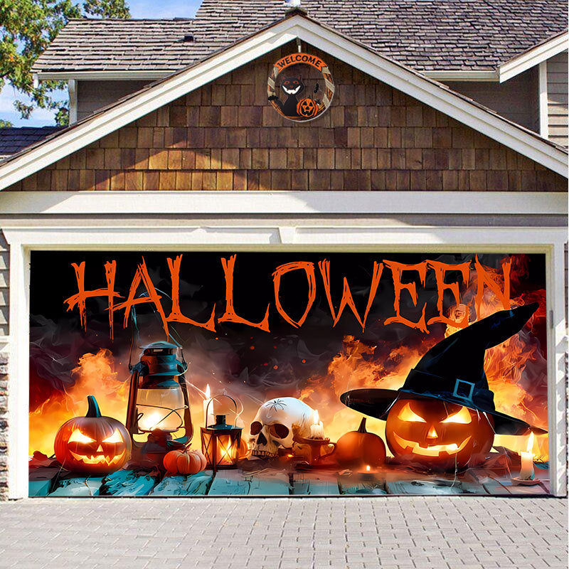 lusailstore- Halloween 2024 Garage Door and Wall Decoration