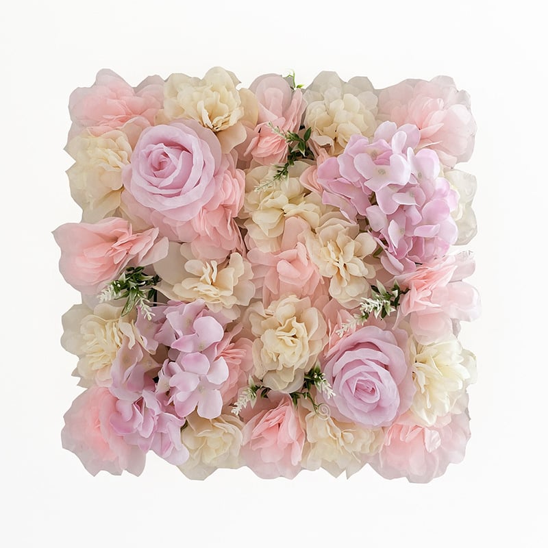 lusailstore - handmade roll-up fabric flower wall