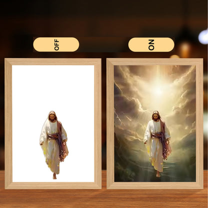 lusailstore - 4D LED Painted Jesus Night Light