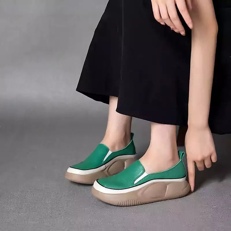 lusailstore - Women Fashion Platform Loafers