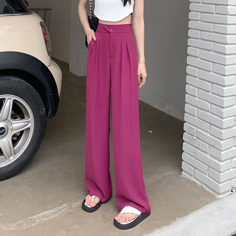 lusailstore - Woman's Casual Full-Length Loose Pants