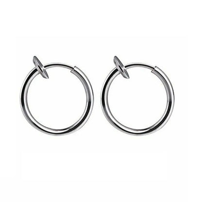 lusailstore - retractable hoop earrings
