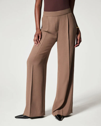 lusailstore - Crepe Pleated Pants