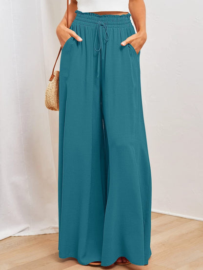 lusailstore - Women's Casual Wide Leg Pants