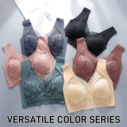 lusailstore- Women’s Lace Ice Silk Bra