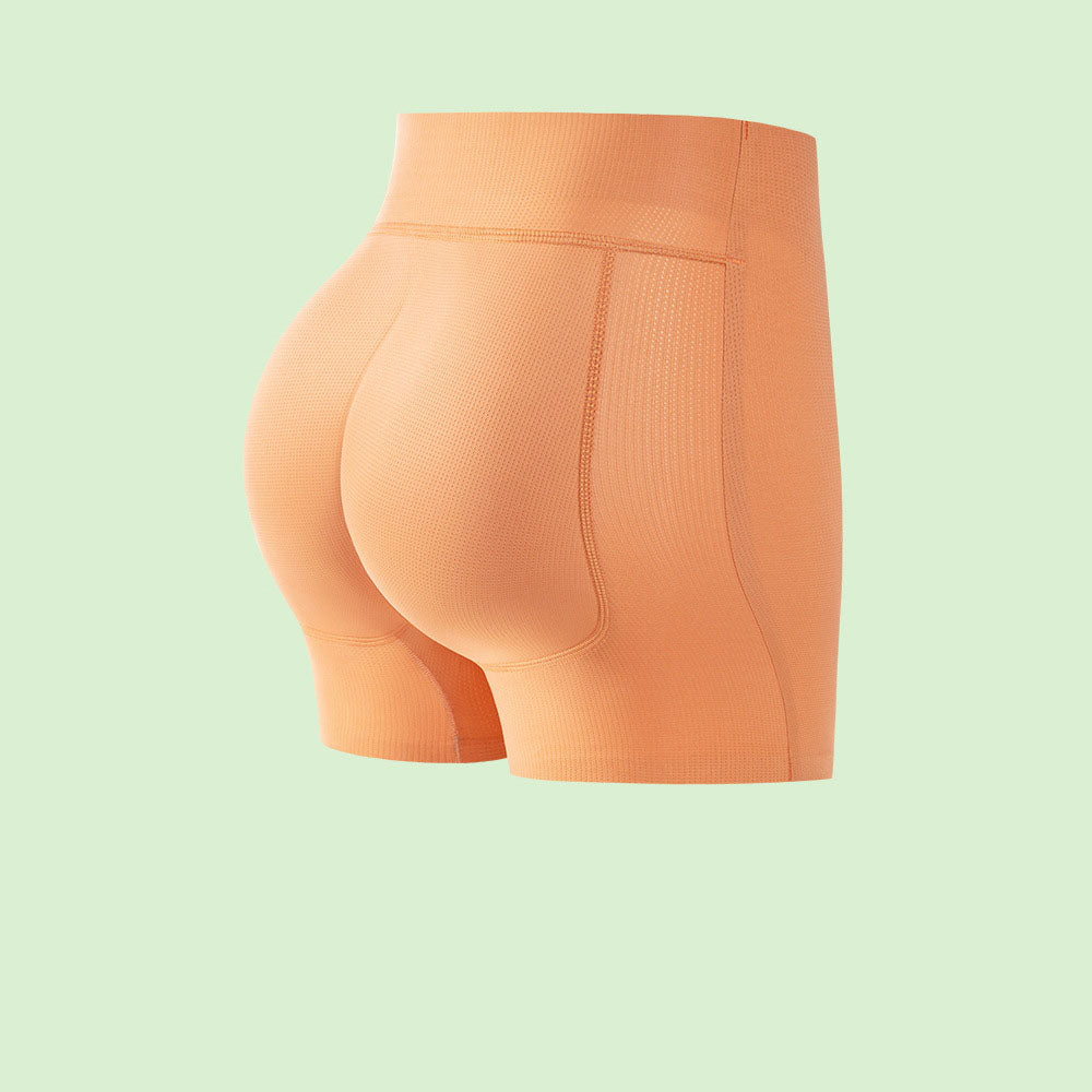 lusailstore - Latex False Buttocks Square Angle Underwear