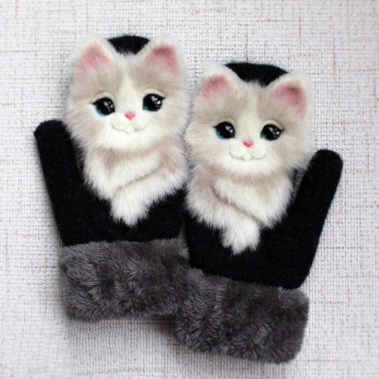 🌲Early Christmas Sale- SAVE 48% OFF - Hand-knitted animal Mittens