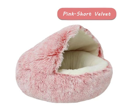 lusailstore - pet bed round plush