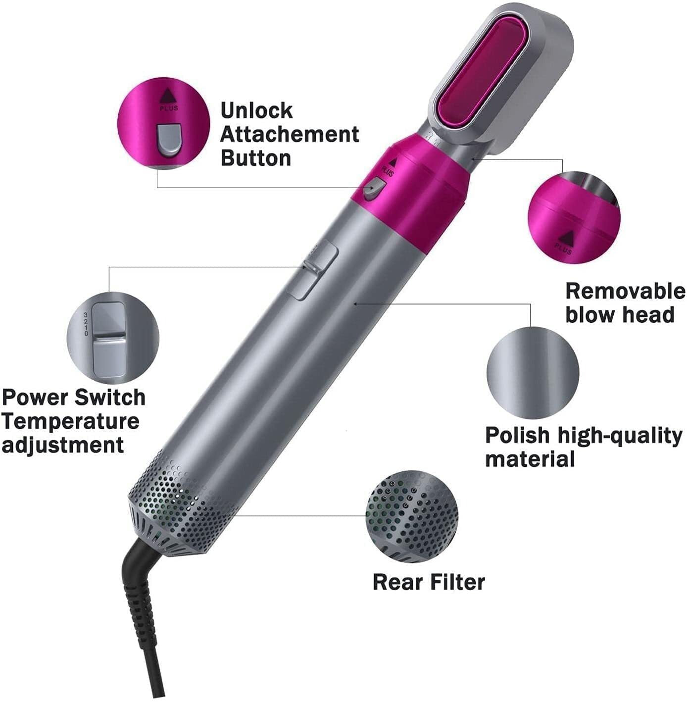 lusailstore - The latest 5 in 1 professional styler