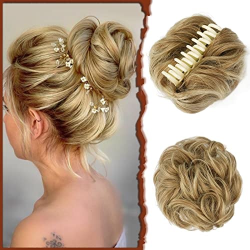 lusailstore-Claw Clip Messy Bun Hair Piece