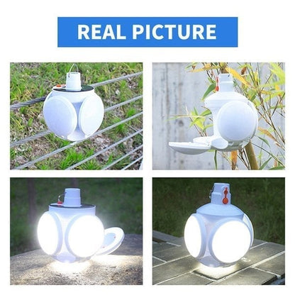 lusailstore-2-in-1 Waterproof Folding Solar LED Bulb