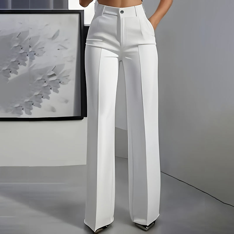 lusailstore -Women's High Waisted Slim Formal Pants