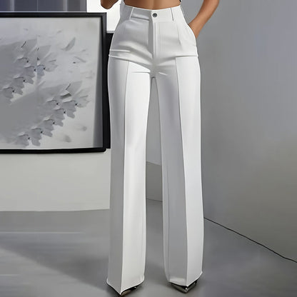 lusailstore -Women's High Waisted Slim Formal Pants