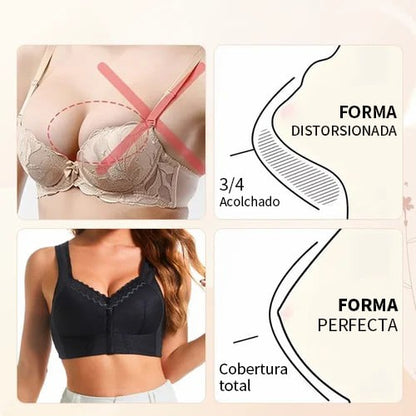 lusailstore- Nuevo Sujetador Transpirable Con Cierre Frontal Para Personas Mayores