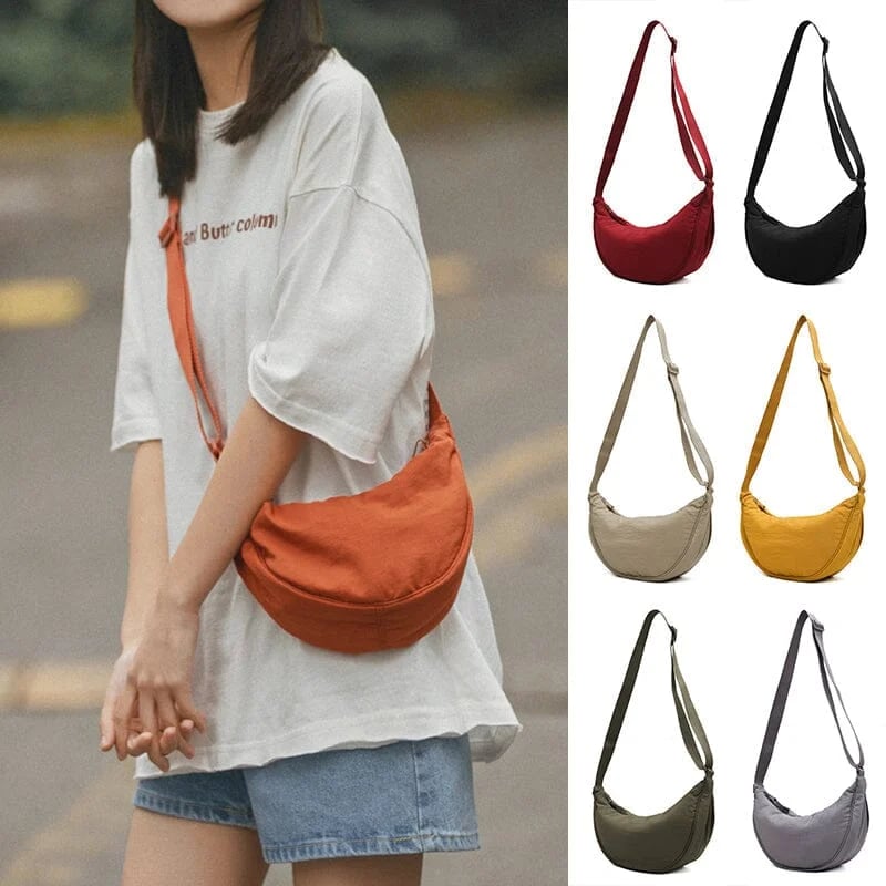 lusailstore - Simple Women Dumpling Crossbody Bag