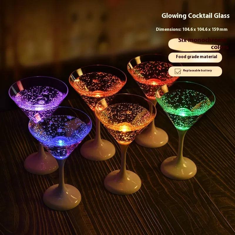 lusailstore - led light wine glasses