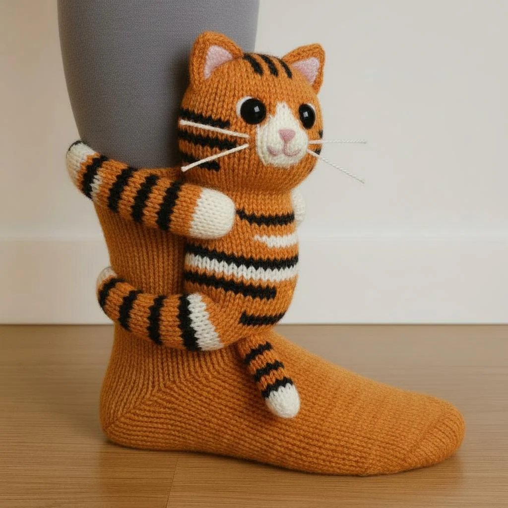 lusailstore - 3D Funny Animal Hug Socks