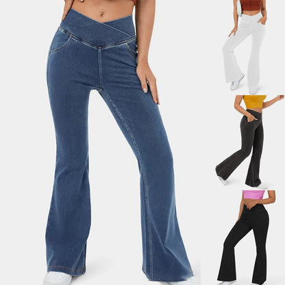 lusailstore - Magic High Waisted Flare Pants