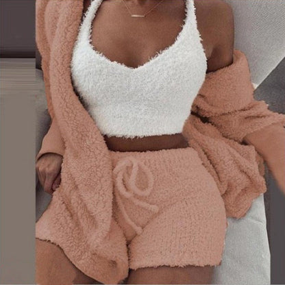 lusailstore - Winter Plush Home Casual Wear