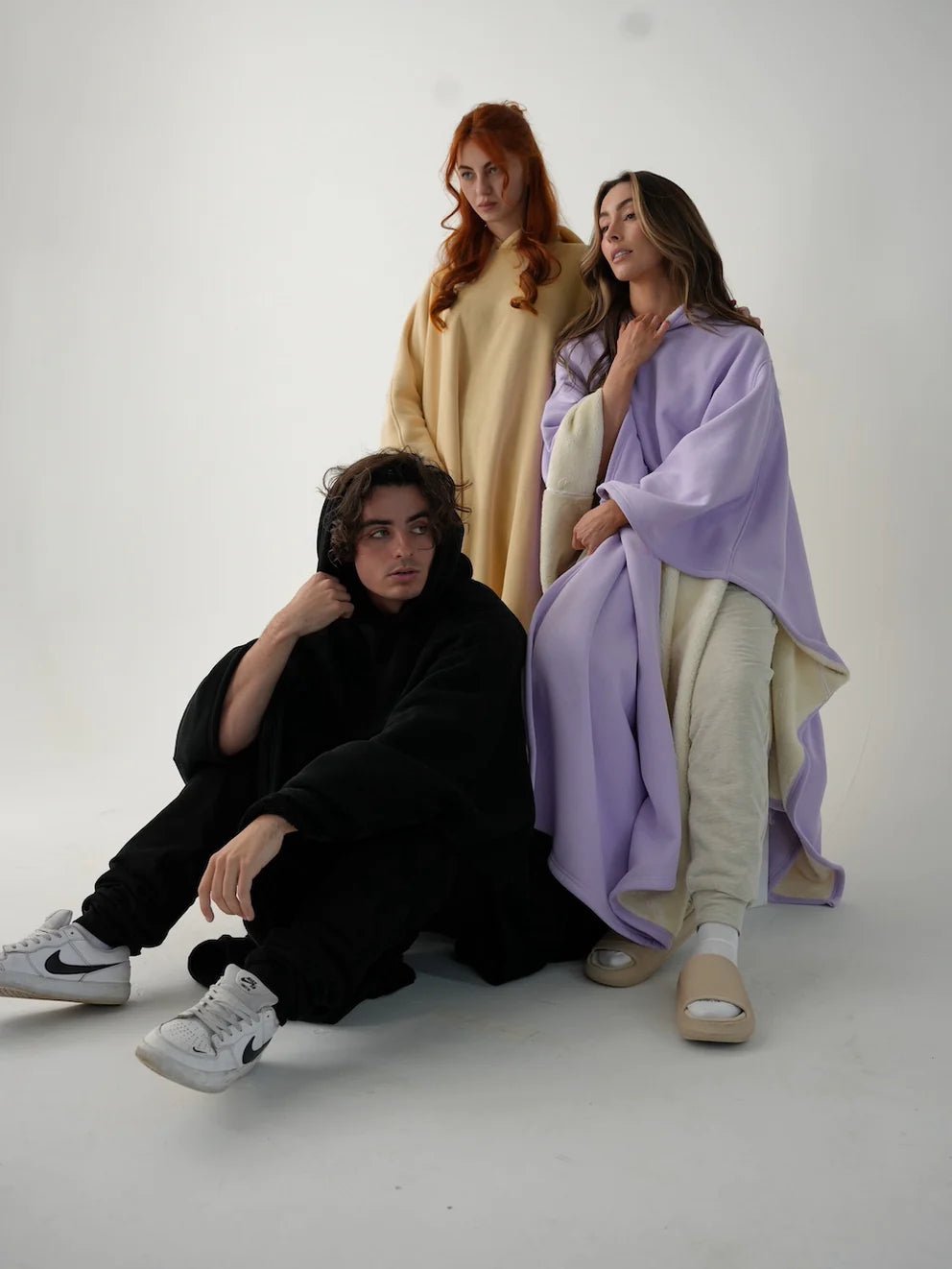 lusailstore - Stylish loose-fitting hooded cape