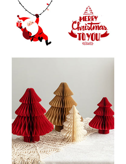 lusailstore - christmas honeycomb paper tree