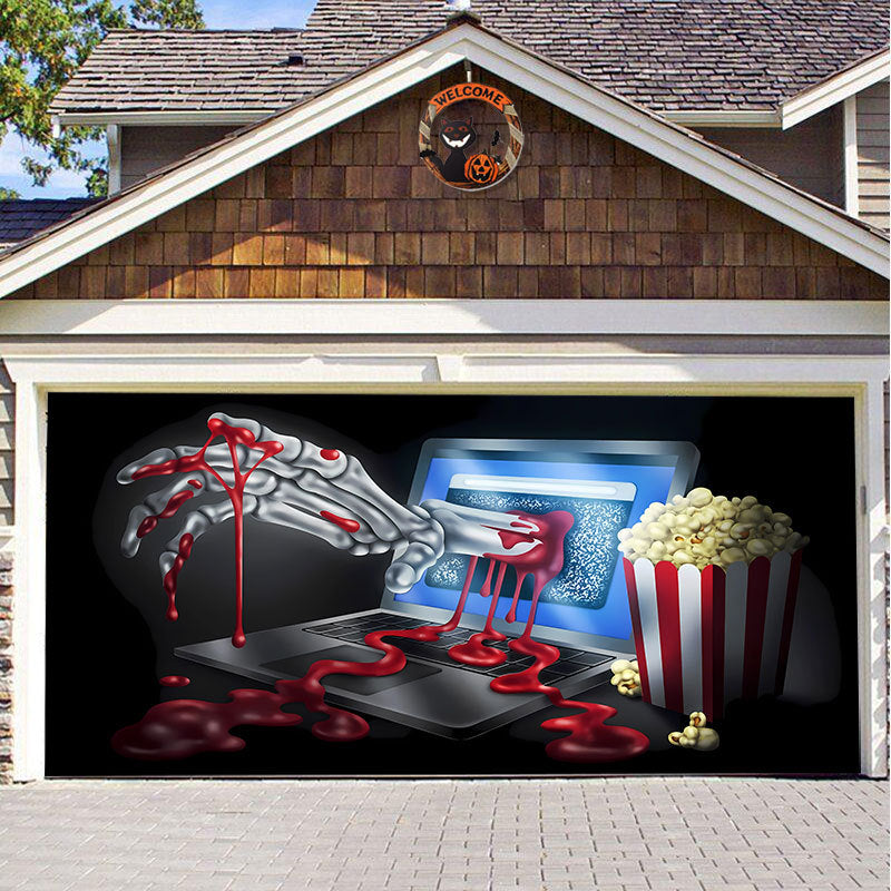 lusailstore- Halloween 2024 Garage Door and Wall Decoration