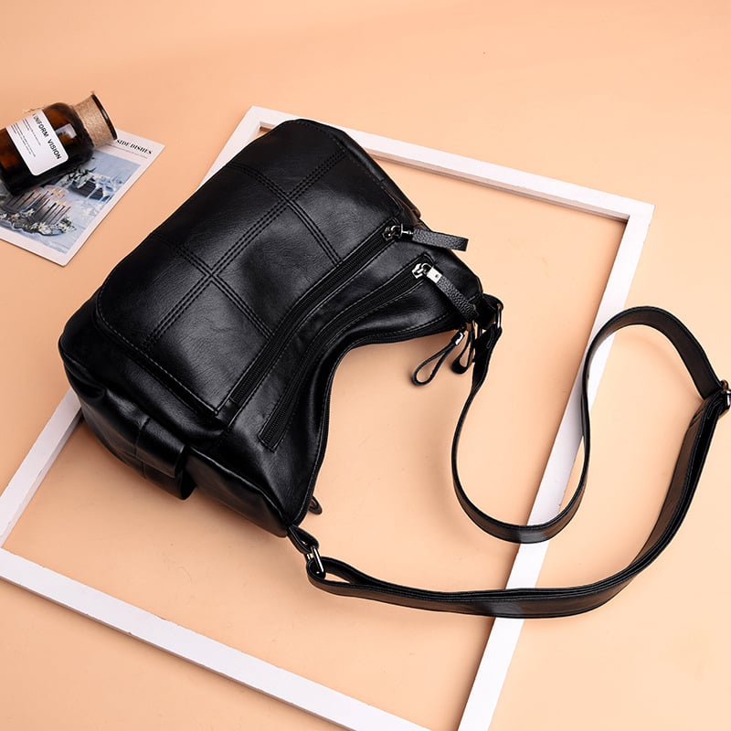 lusailstore - Fashion Soft Leather All-matched Single-shoulder Bags