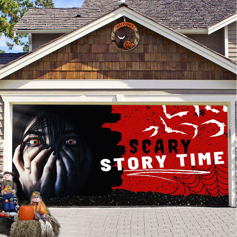 lusailstore- Halloween 2024 Garage Door and Wall Decoration