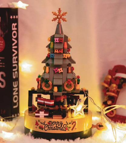 lusail store - Christmas tree building block music box